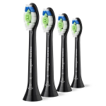Hambaharjade otsikud - PHILIPS - Sonicare Optimal White HX6064/88 - 4 t&uuml;kki - Must - Sonic