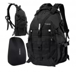 S&otilde;jav&auml;e-/matkaseljakott must 25l + kokkupandav