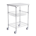 Ratastega riiul Vevor B1Q01001, 50,8x61x93 cm, h&otilde;bedane v&auml;rv