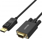 Unitek DisplayPort-VGA Adapter, 1.8m Kaabel