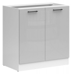 K&ouml;&ouml;gikapp Black Red White Junona Line, hall/valge