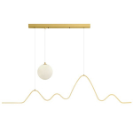 Rippvalgusti Gold, Brushed Gold Piekarināmā lampa LHJ034-CP Pakabinamas &scaron;viestuvas Toolight LHJ034-CP Gold, Brushed Gold