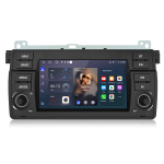 7'' 2DIN Android 14 Junsun Andriod Auto Carplay Autoradio GPS Navi RDS DSP WiFi BMW 3er E46 M3 Rover 75 MGZT jaoks Bluetooth FM SWC BT 2+64GB