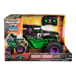 Kaugjuhtimispuldiga juhitav maastur Monster Jam Smash & Bash Grave Digger