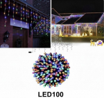 Happy people andy j&otilde;ulutuled 100LED &ldquo;tilgad&rdquo;, mitmev&auml;rvilised, flash