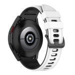 "BestAccessories", Sz&iacute;j S. Galaxy Watch 4 / 5 / 6 / 7 FE okos&oacute;r&aacute;hoz, feh&eacute;r-fekete