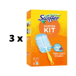 Tolmuhari Swiffer Duster Starter Kit minik&auml;epide + 4 tk, t&auml;itematerjali x 3 tk