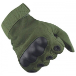 Taktilised kindad XL rohelised unisex, takjakinnitusega