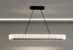 Klavia 90 Long Led rippvalgusti s&ouml;&ouml;gituppa, must, 90 cm