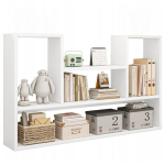 Seina riiul moodne loft valge avatud skandinaavia raamaturiiul 100 cm