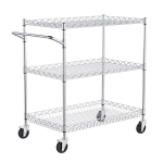 Riiul ratastega Vevor TR301832B3CW, 76x46x82 cm, h&otilde;bedane