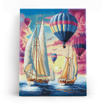 Teemanttikand 50x65 cm, Koidu R&auml;ndurid, varvikas, LMC295e, Diamond painting
