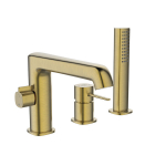 3-osaline vannisegisti Laveo Pola, Brushed Gold