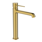 Valamu segisti Laveo Pola High klik-klakiga, Brushed Gold
