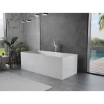 Vann Mexen Vigo, 178,5 x 80 cm, White + Brushed nickel &uuml;levool