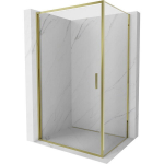 Du&scaron;ikabiin Mexen Exo, avatav uks, 70 x 75 cm, transparent/gold