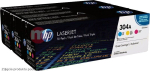 Laserprinteri kassett Tooner HP Pack de ahorro de 3 cartuchos de t&oacute;ner original LaserJet HP 304A cian/magenta/amarillo Kolmev&auml;rviline