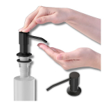 N&otilde;udevedeliku dosaator valamu jaoks Granitan 360ml must