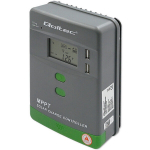 P&auml;ikesepaneel kontroller laadimine mppt koos temperatuuri anduriga 20a12v / 24v lcd 2 x usb Qoltec