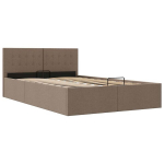 kaheinimese voodi，t&auml;iskasvanu voodi，h&uuml;drauliline panipaigaga voodiraam pruunikas kangas 120x200 cm CFE963636