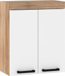 &Uuml;lemine kapp Meblocross Rodos ROD-14 W60, Sonoma valgus/valge