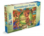 Pusle - RAVENSBURGER - 04128 - 100 t&uuml;kki - Roheline - 6-10-aastastele lastele - Teema joonisfilmid
