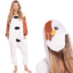 Naiste &uuml;hes t&uuml;kis Kigurumi pidžaama Lumememm Olaf kombinesoon 155-165 cm M