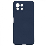 Evelatus xiaomi mi 11 lite/ 11 lite 5g/ 11 lite 5g mitte-nano silikoonist &uuml;mbris, pehme puutega, TP&Uuml;, sinine