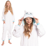 Naiste &uuml;hes t&uuml;kis Kigurumi Onesie Toothless Dragon valge 145-155 cm S, S