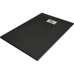 Ristk&uuml;likukujuline Du&scaron;ialus Mexen Hugo SMC, 110 x 70 cm, Black+Inox