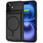 Akupank &bdquo;Tech-Protect&ldquo; &bdquo;Tech-Protect PowerCase MagSafe&ldquo; &uuml;mbris 7000 mAh v&auml;lise akuga, m&otilde;eldud &bdquo;iPhone 16&ldquo; &ndash; must