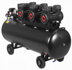 &Otilde;livaba &otilde;hukompressor Kraft & Dele KD4084, 200L, 3x2200W + separaator ja manomeeter gl&uuml;tseriiniga, 750 l/min