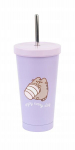 Pusheen Moments metallist tass k&otilde;rrega 550 ml