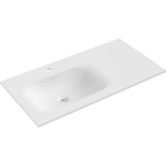 Kraanikauss Mexen Vela, Left, 91 x 46,5 cm, White matt