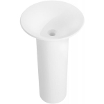 Konglomeraadist eraldiseisev kraanikauss Mexen Leta, 45 x 45 cm, White matt