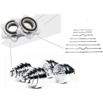 Kroomitud mutter Beste Sporting, h&otilde;bedase v&auml;rvusega