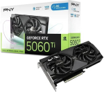 Videokaart PNY GeForce RTX 5060 Ti 16GB GDDR7 Overclocked Dual Fan VCG5060T16DFXPB1-O