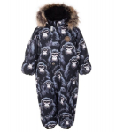 Lenne Poiste Talvekombinesoon 250g. Zoo 25306*4206, must/valge