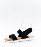 Naiste sandaalid 449696 02, must/valge 449696*02-041