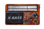 Raadio Waxiba X-Bass pruun