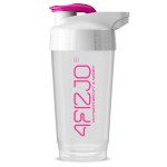Shaker &scaron;eiker 4FIZJO ULTRA 700 ml valge-roosa - proteiini &scaron;eiker, spordipudel, toidulisanditele