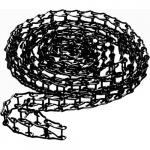 Osad - Manfrotto 046 metallketting 3,5 m must, Juodas