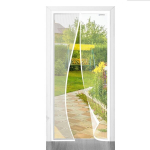 design4door Magnetv&otilde;rk uksedele 80x230 cm, valge