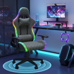 M&auml;nguritool, RGB v&auml;rvimuutva meeleoluvalgustuse ja nimmemassaažiga, must