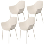 4-osaline komplekt aiatolle, v&auml;listoolid, moodsa disainiga, 59 cm x 55 cm x 84 cm, hall