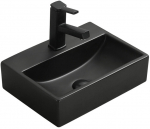 Mexen Mini pealt kinnitatav valamu 40 x 30 cm, must matt - 21094085, 40x30x12 cm