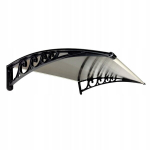 Uksekate Metal-gum, 105x76 cm, pruun/must