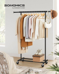Riidenagi, 92-132x45.4x160 cm, Must, Teras