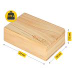 Puidust joogaplokk &ndash; stabiilsuseks, tasakaaluks ja asendite kontrolliks