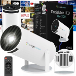 Projektor Kaasaskantav LED-projektor Android TV, WiFi, Full HD, 4K toega ja k&otilde;lariga